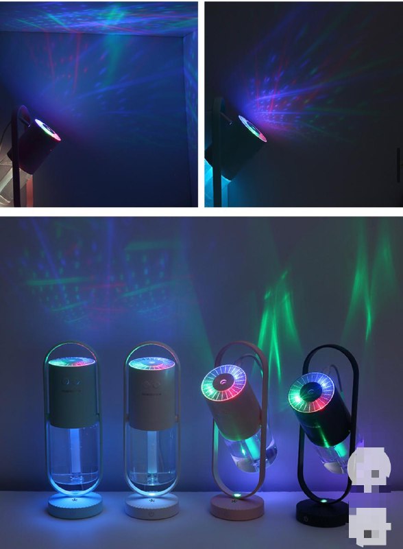 Увлажнитель воздуха со светодиодным диффузором Humidifier Magic Shadow оптом
