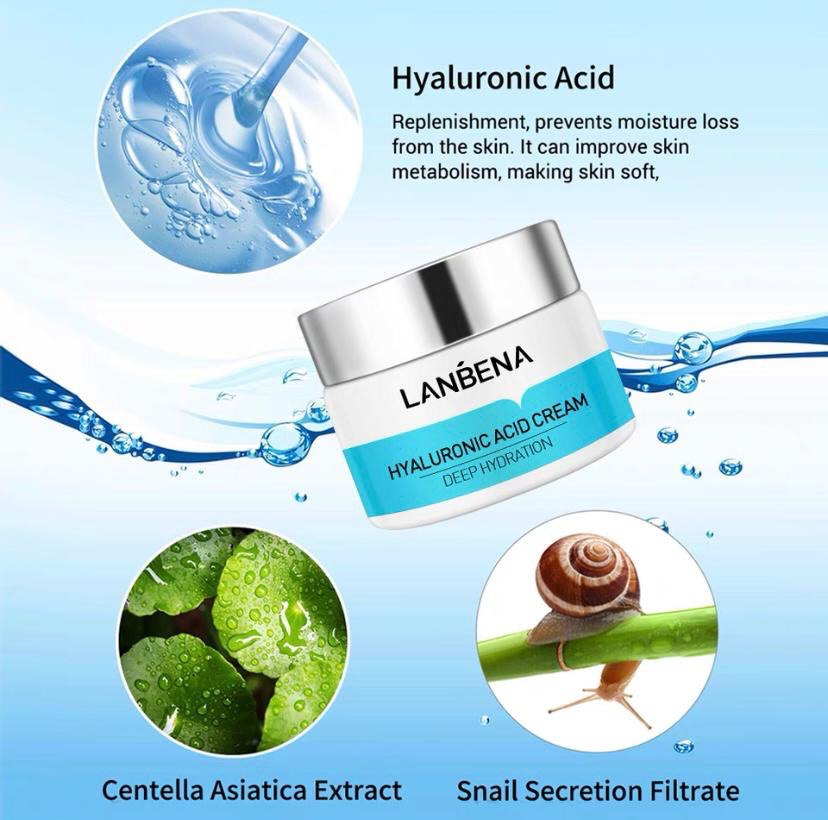 Крем для лица с гиалуроновой кислотой Lanbena Hyaluronic Acid Cream 40г оптом