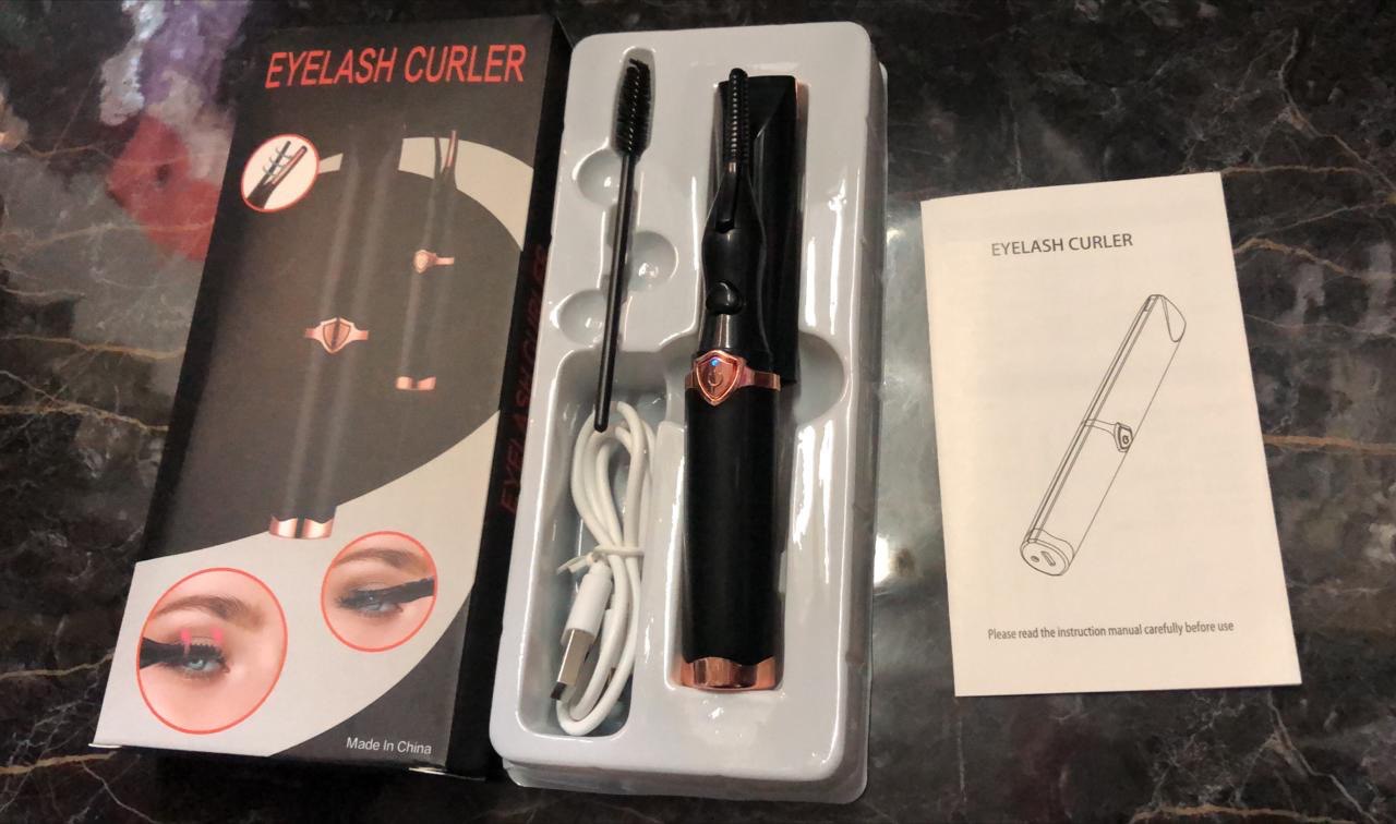 Щипцы для завивки ресниц с подогревом, зажим и расческа Eyelash Curler перезаряжаемый от USB оптом