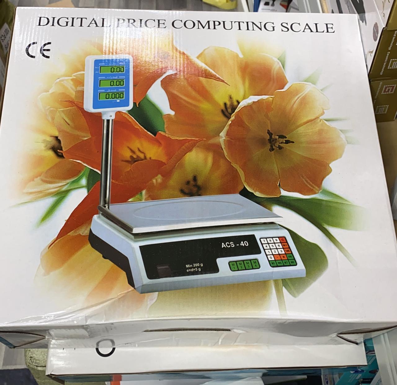 Весы настольные электронные с вертикальной стойкой Digital Price Computing Scale ACS-40 оптом