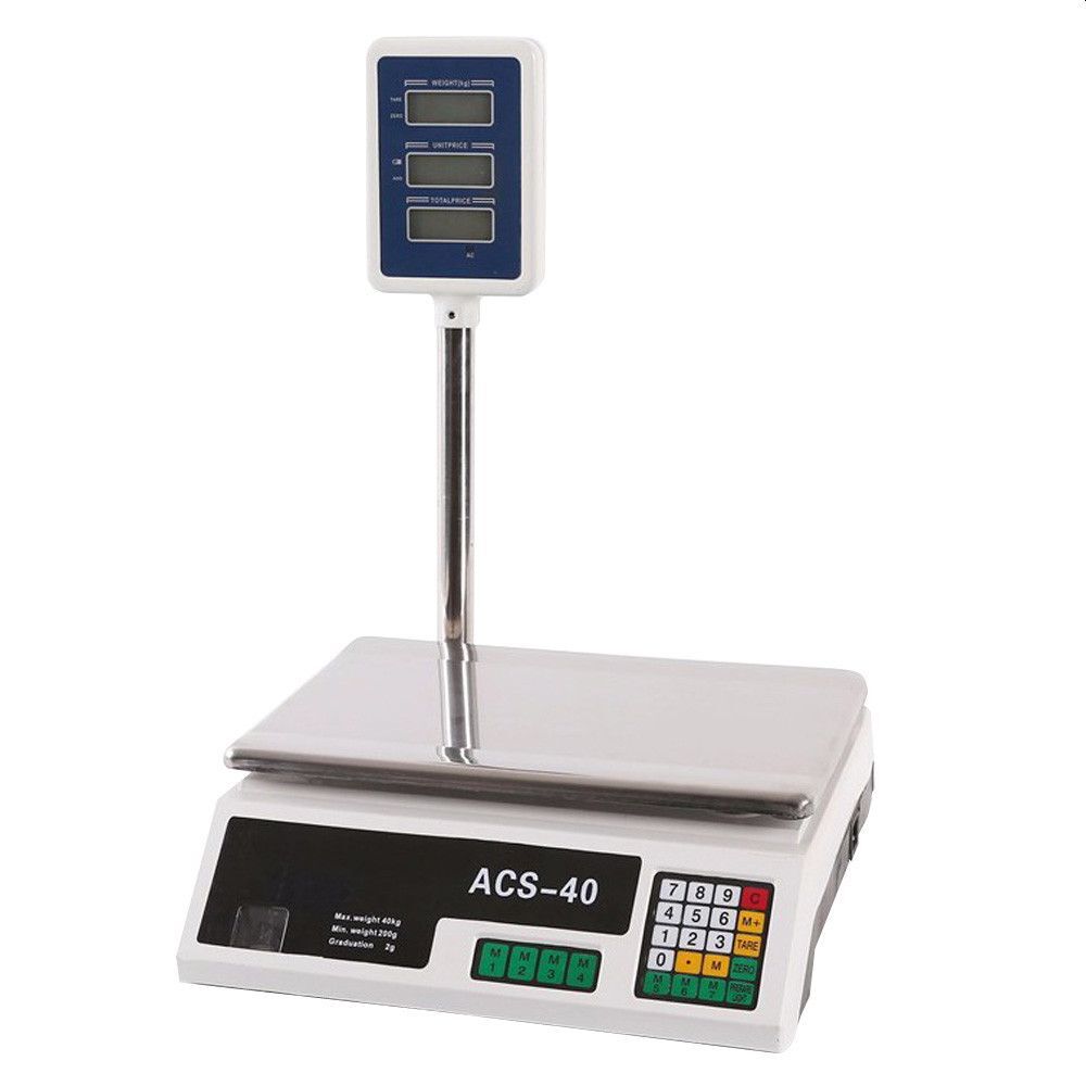 Весы настольные электронные с вертикальной стойкой Digital Price Computing Scale ACS-40 оптом