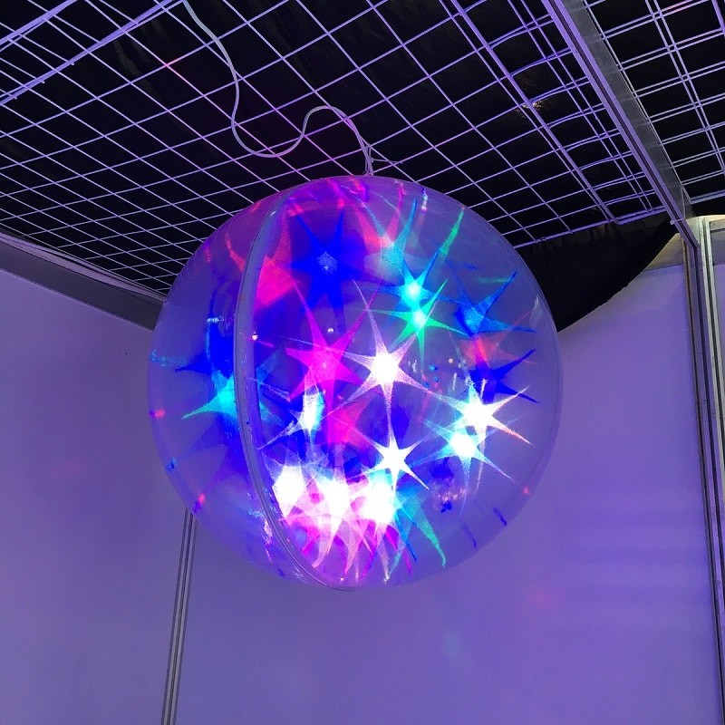 Разноцветный диско-светильник 3D Шар D15см оптом - Фото №3