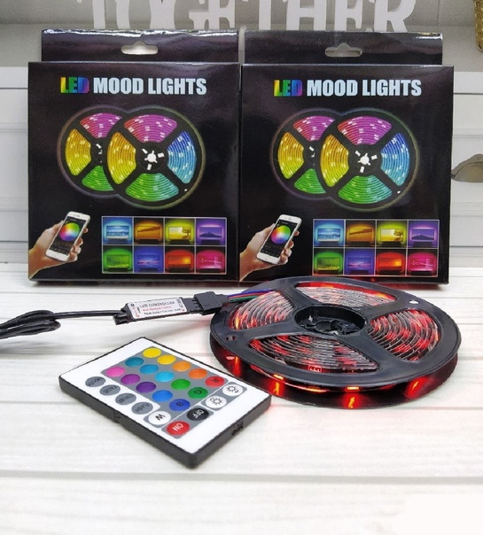 Светодиодная лента для декора LED Mood Lights с пультом оптом - Фото №2