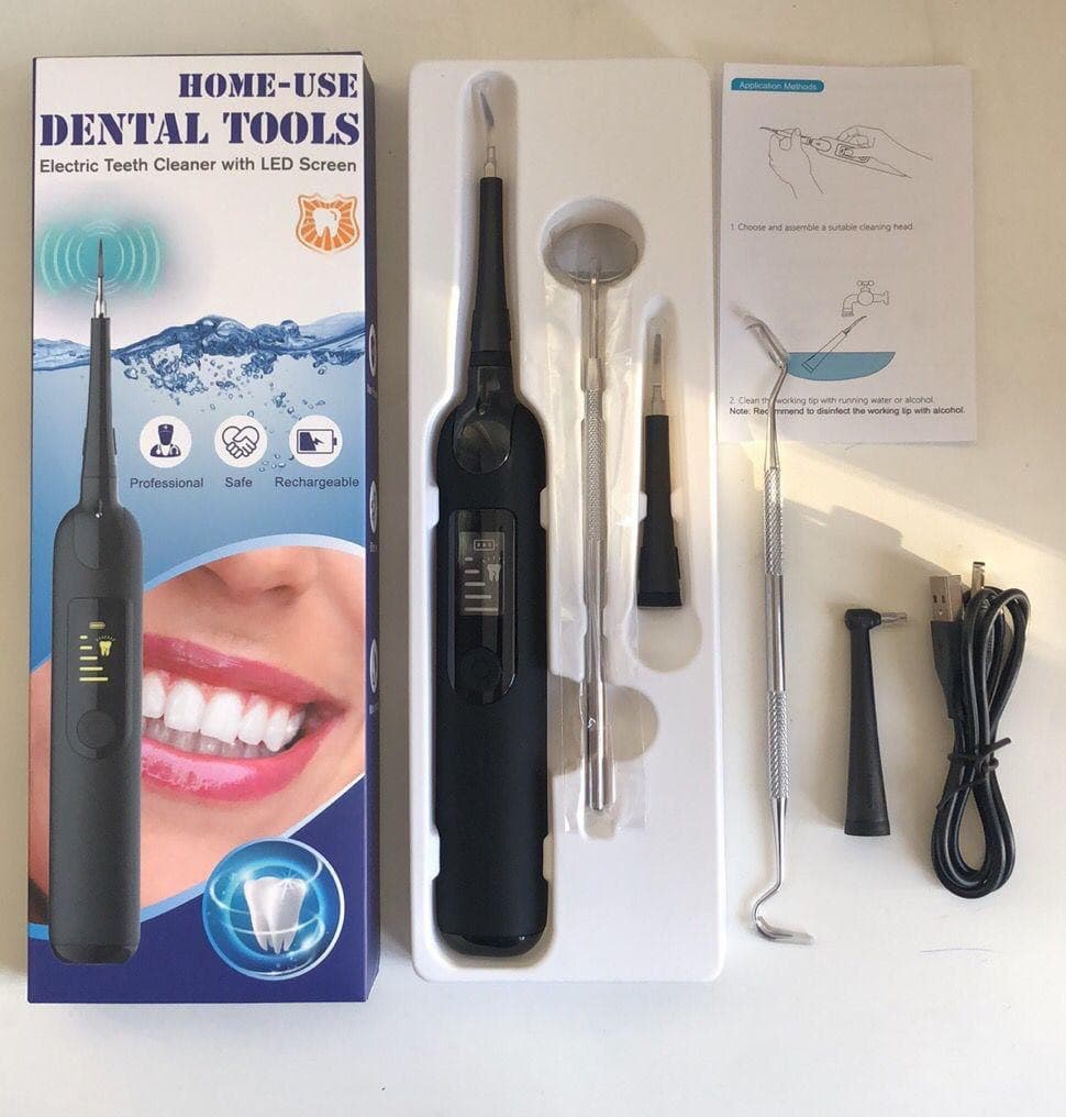 Электрический ультразвуковой прибор для чистки зубов от налета и зубного камня Home-Use Dental Tools оптом
