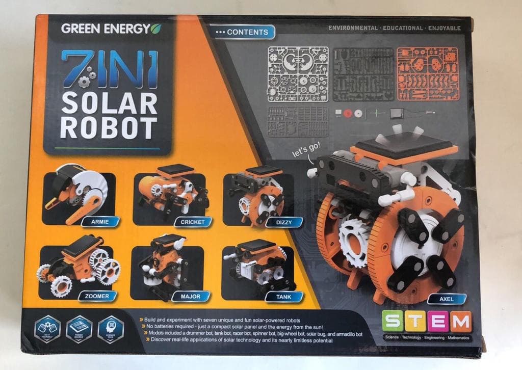 Робот-конструктор 7в1 STEM Solar Robot оптом - Фото №14