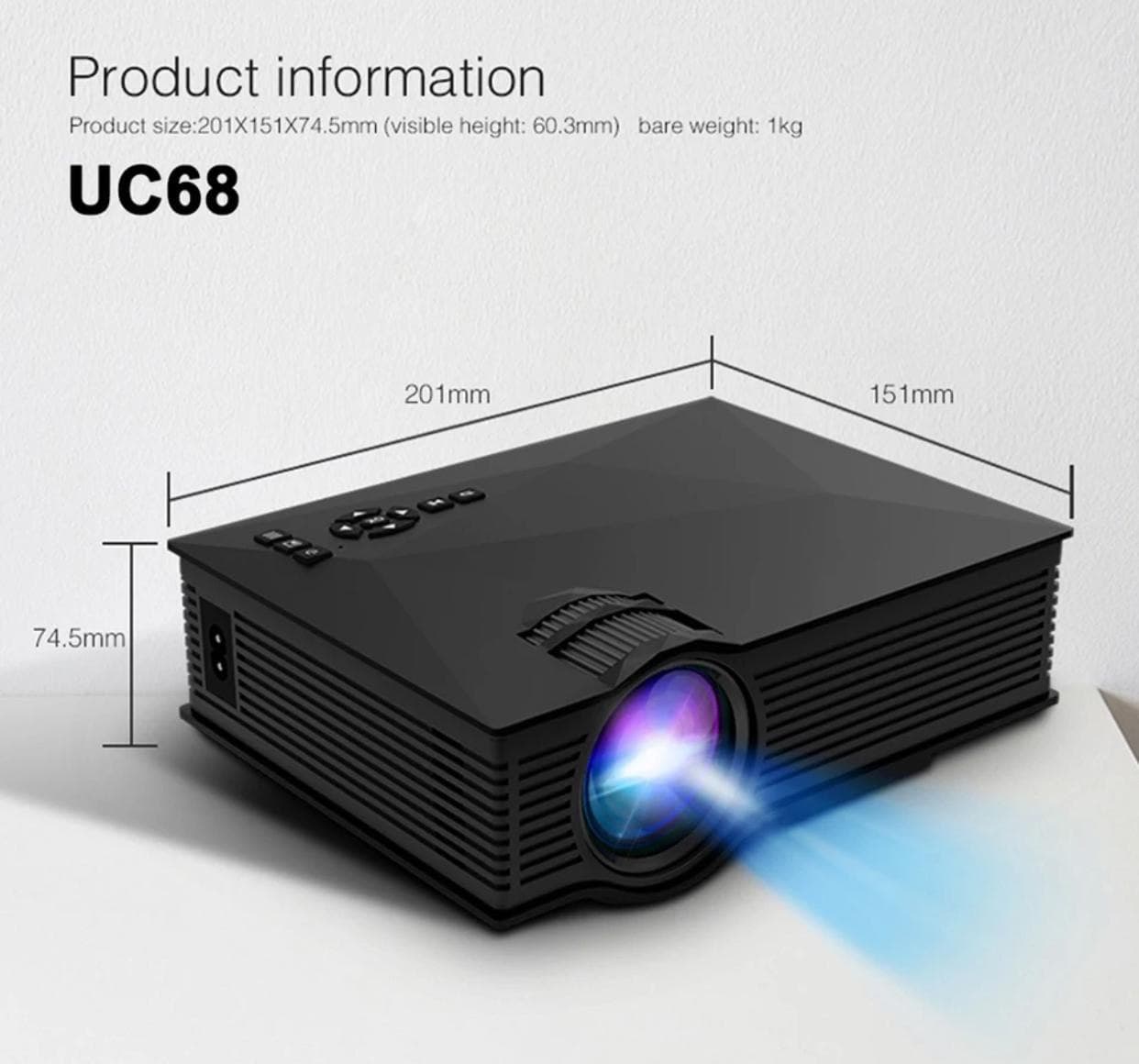 Мультимедиа-проектор UC-68 WiFi оптом - Фото №6