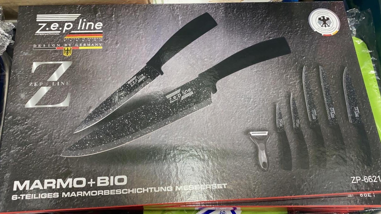 Набор кухонных ножей Zepline ZP-6621 оптом - Фото №2