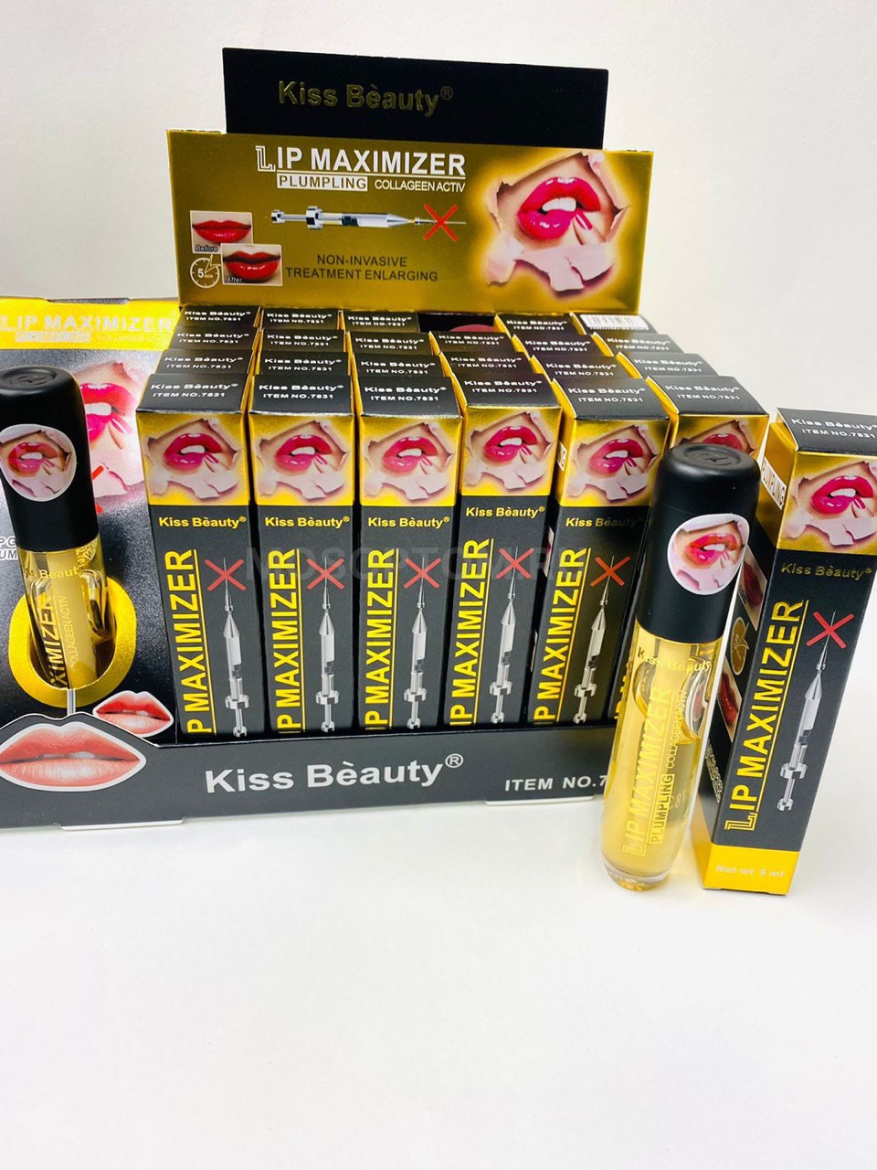 Блеск для увеличения губ без инъекций Kiss Beauty Lip Maximizer 5мл оптом - Фото №10