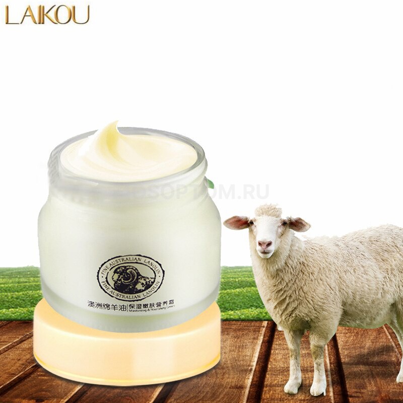 Крем с маслом Австралийской овцы Lanolin Cream Laikou 90мл оптом - Фото №4