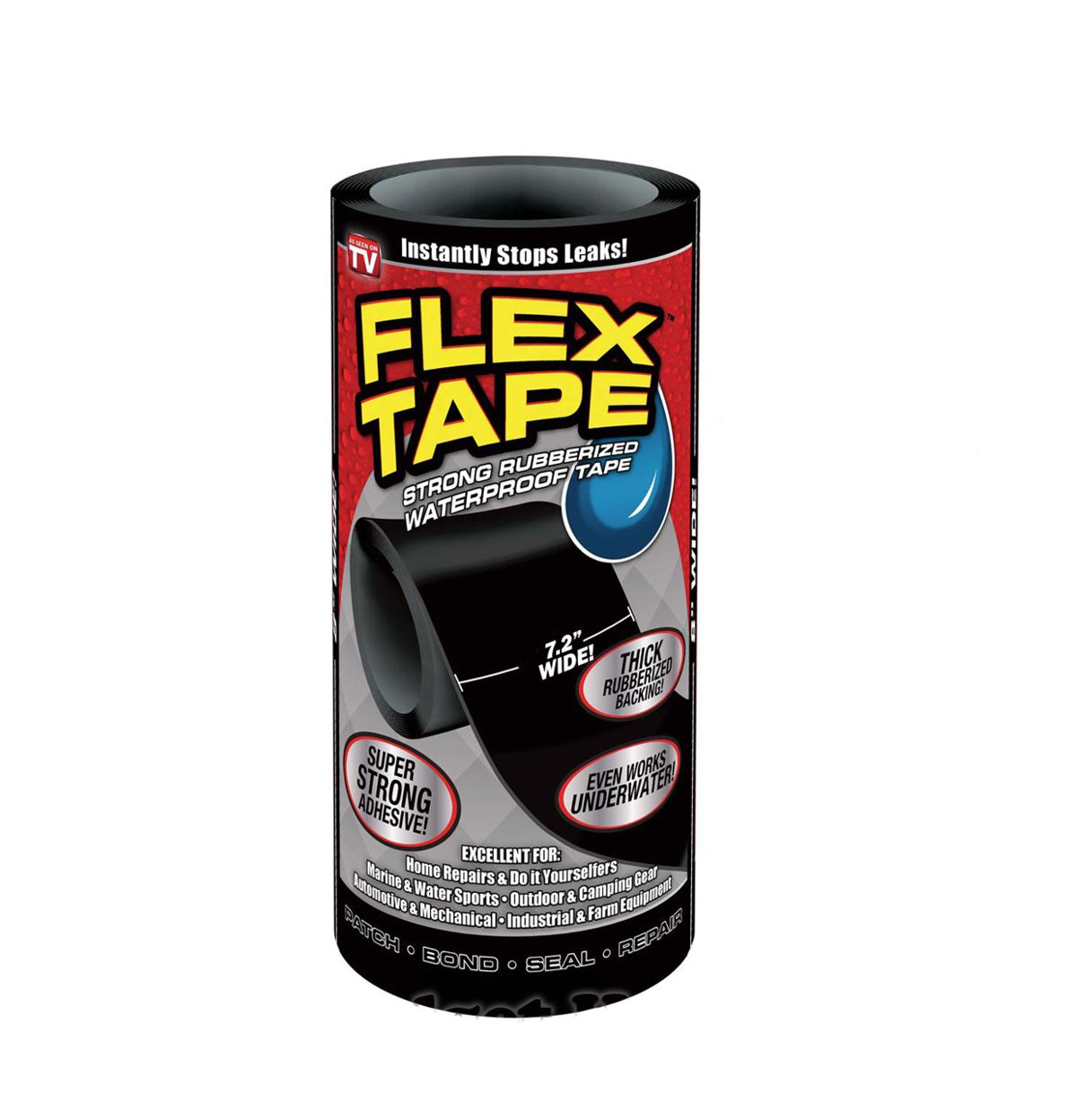 Изолирующая лента Flex Tape 18 см черный оптом