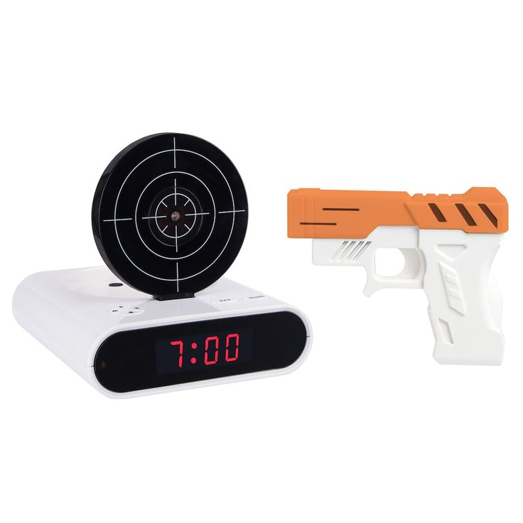 Часы будильник Меткий Стрелок Gun Alarm Clock оптом