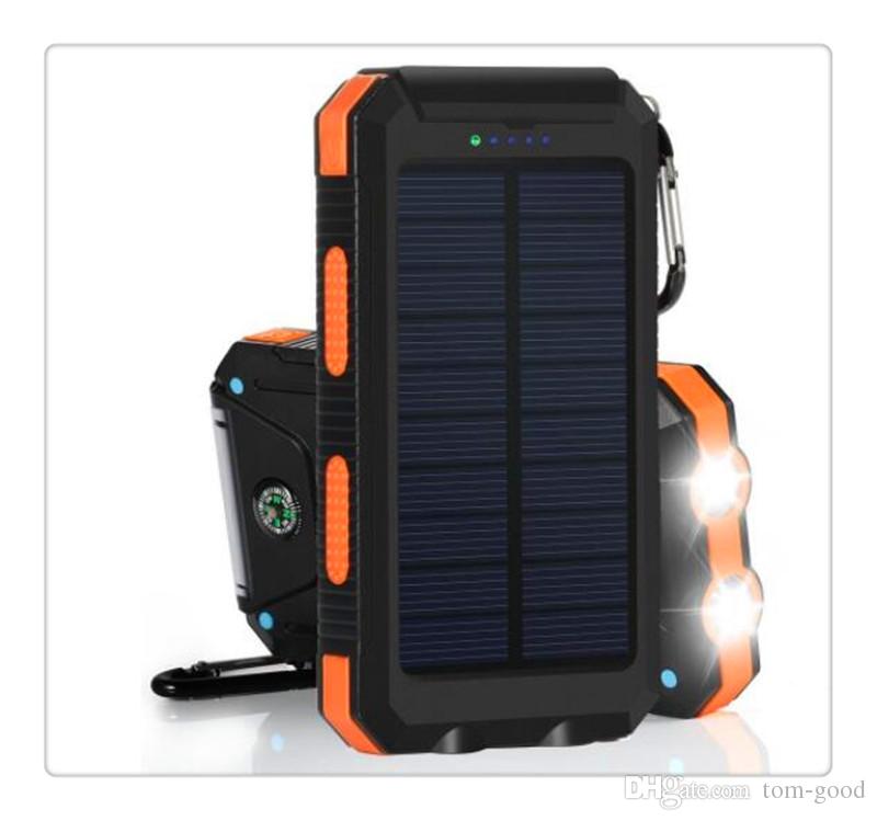 Внешний аккумулятор на солнечных батареях Power bank Solar Charger 10000 mah оптом - Фото №2