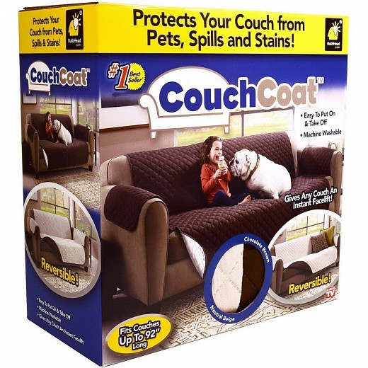 Двустороннее покрывало для дивана Couch Coat оптом