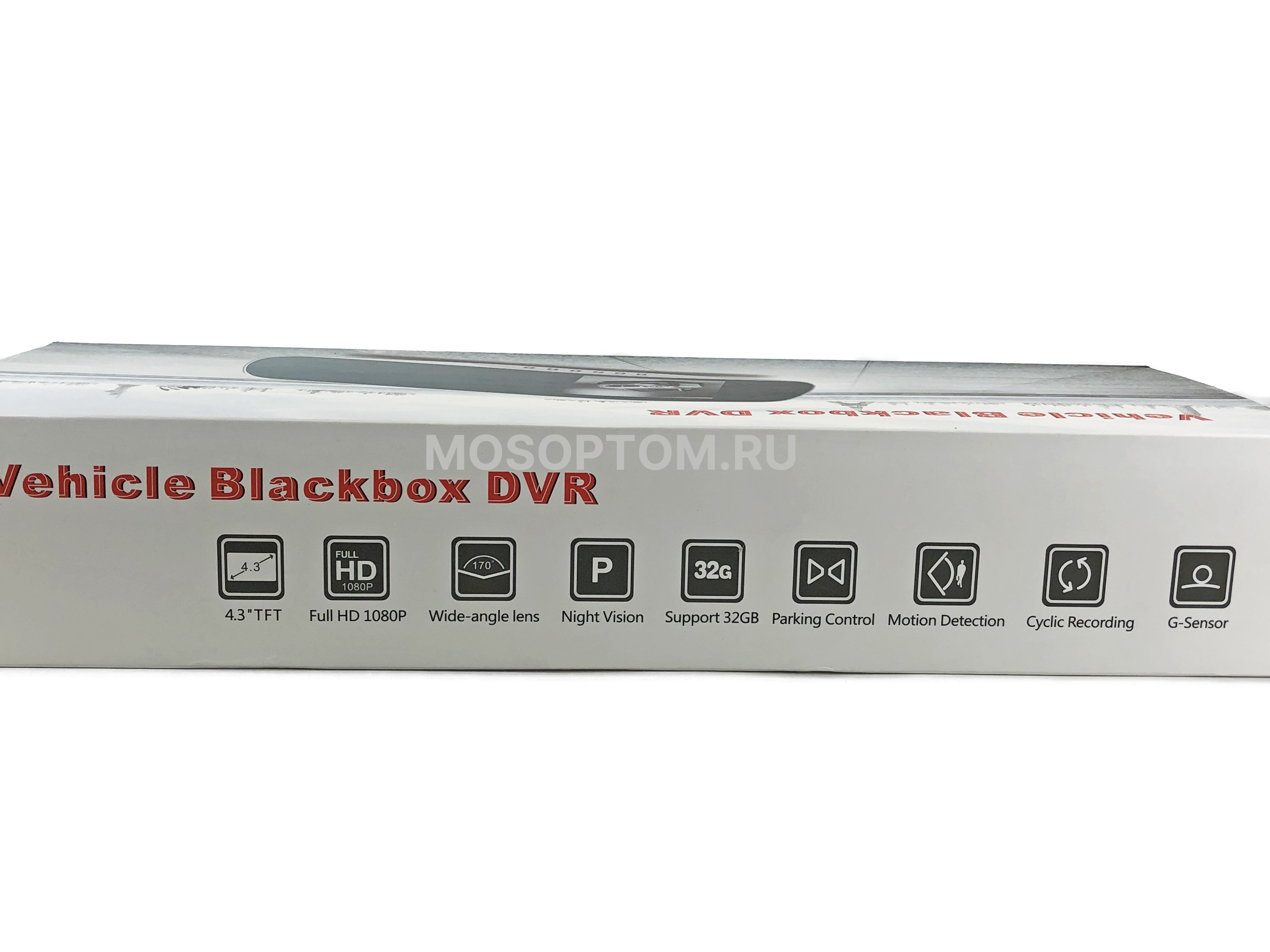 Зеркало заднего вида со встроенным видеорегистратором Vehicle Blackbox DVR качество AAA оптом - Фото №3