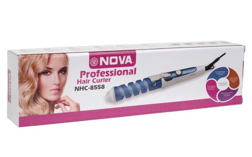 Плойка спиральная для волос Nova NHC-5311 оптом