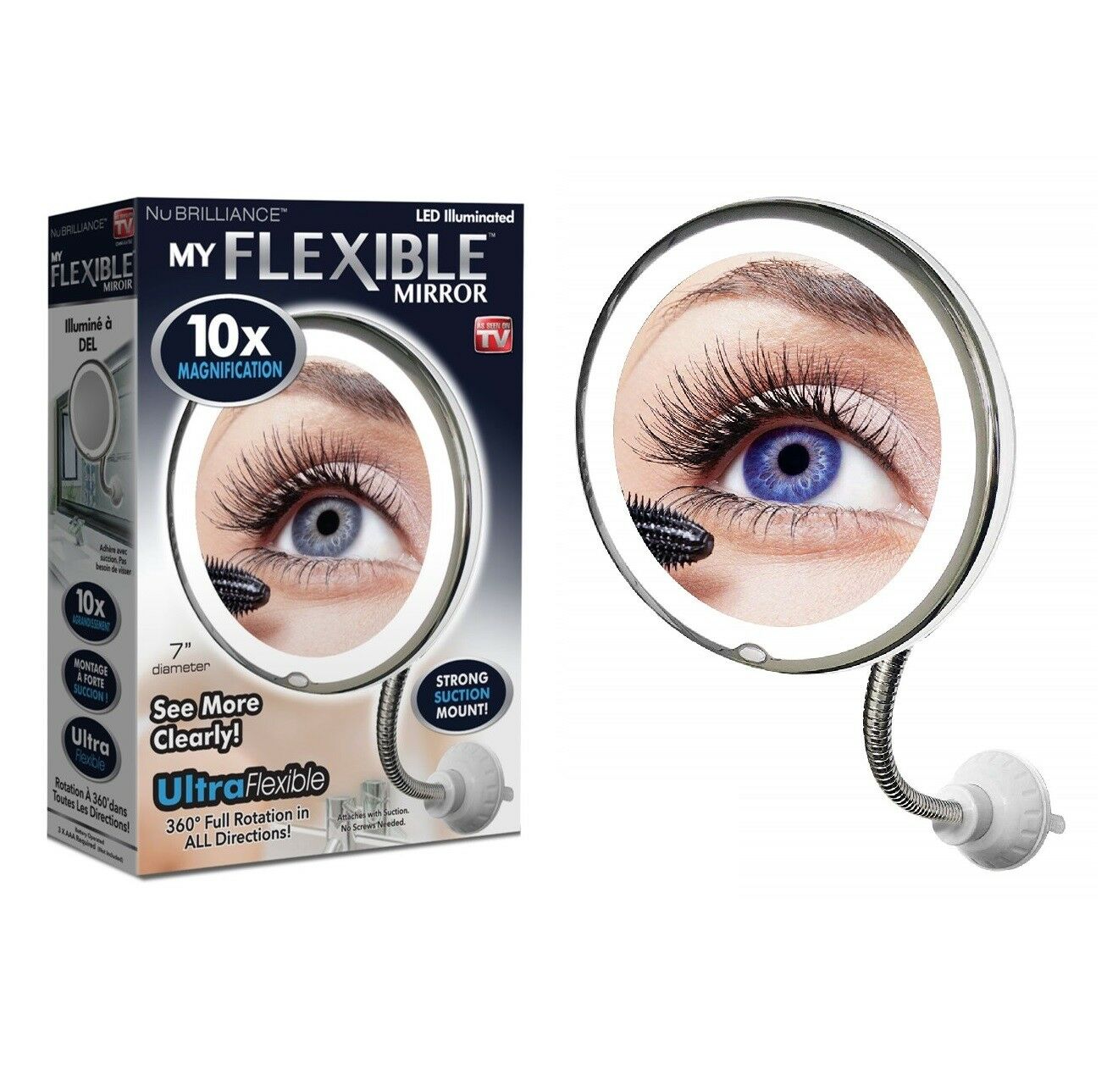 Увеличительное зеркало Ultra Flexible 10X оптом