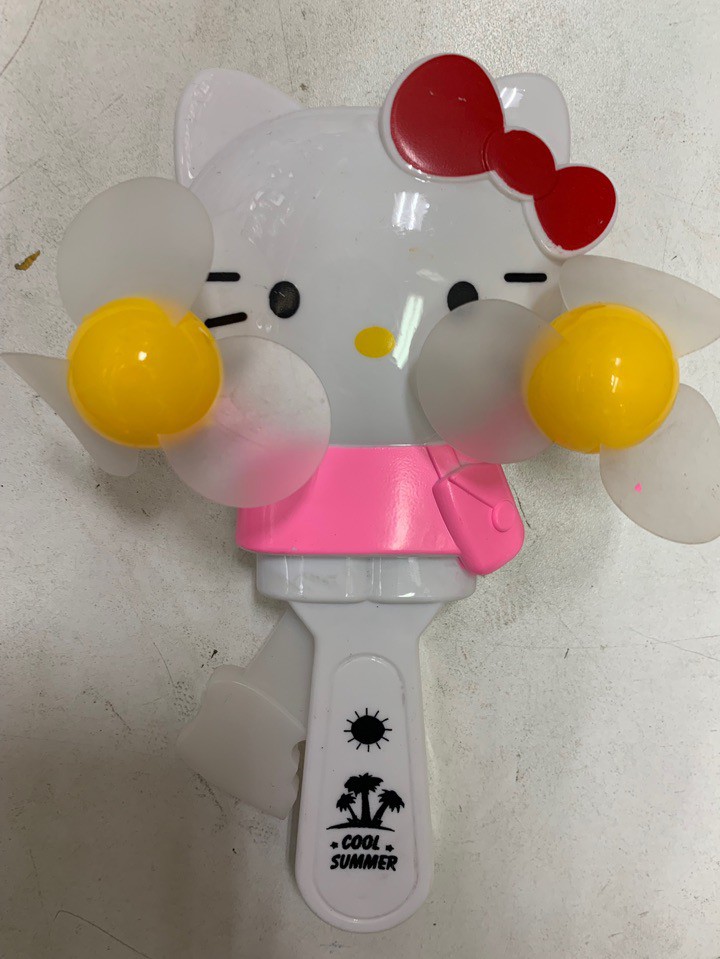 Мини ручной вентилятор для детей Hello Kitty, Minion, Spider Man, Micky Mouse оптом - Фото №5