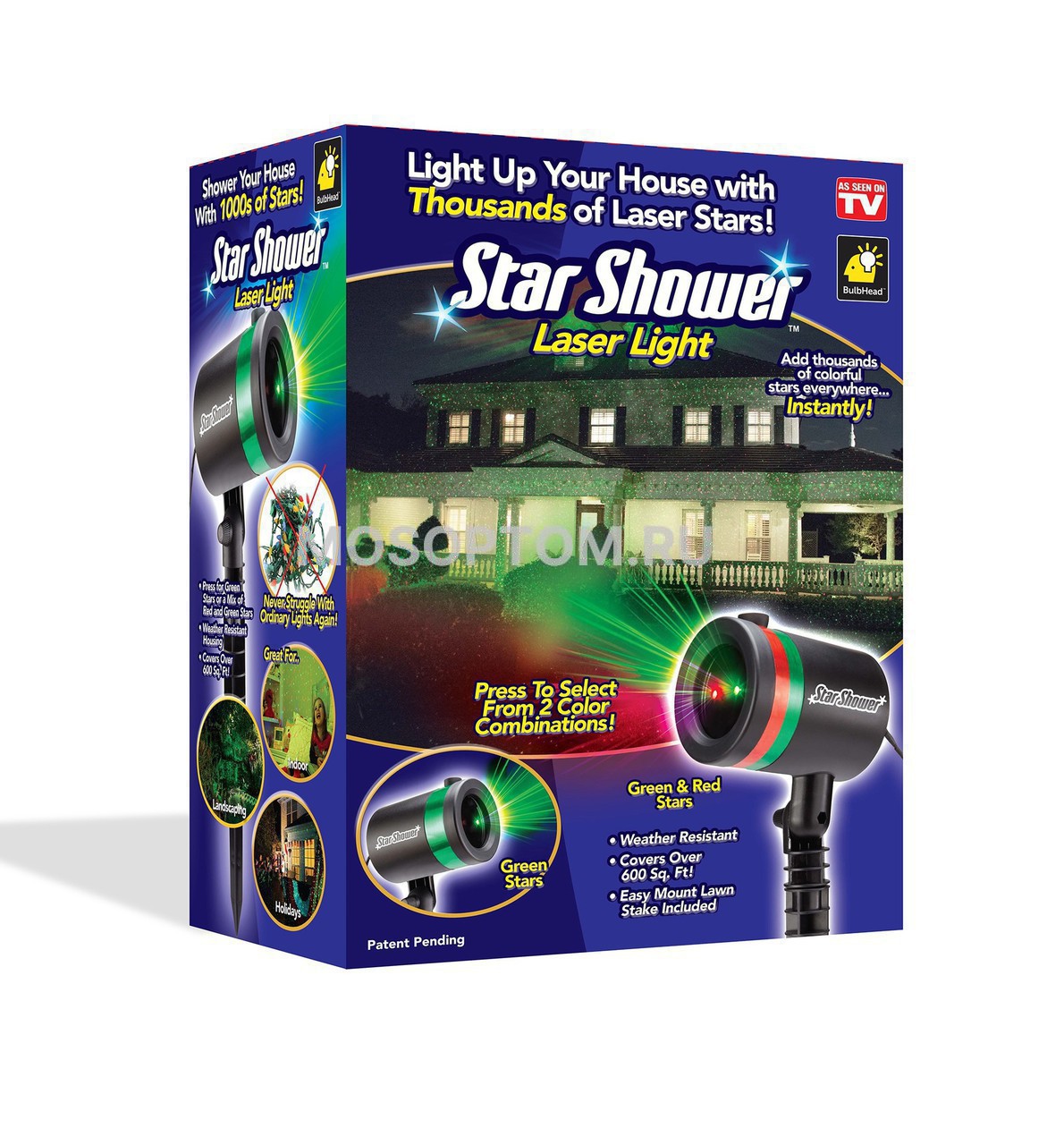 Лазерный звездный проектор Star Shower Laser Light Projector с usb оптом