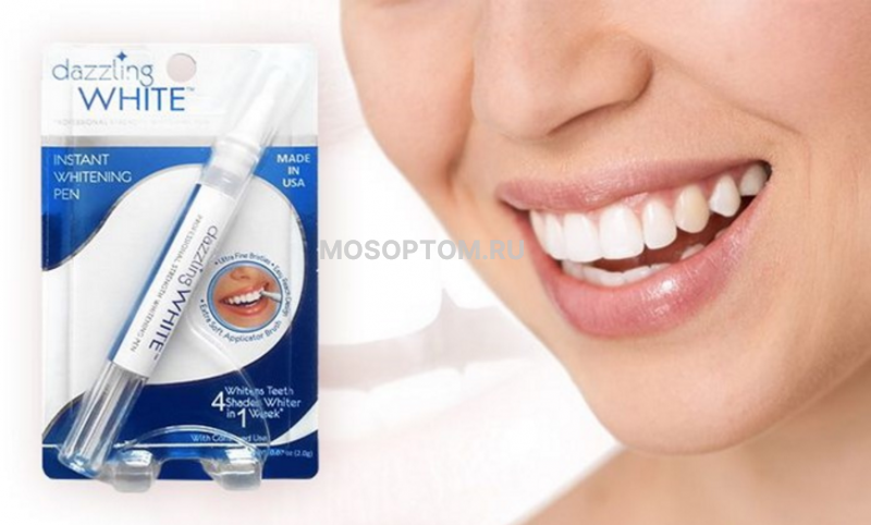 Отбеливающий карандаш для зубов Dazzing White оптом - Фото №2