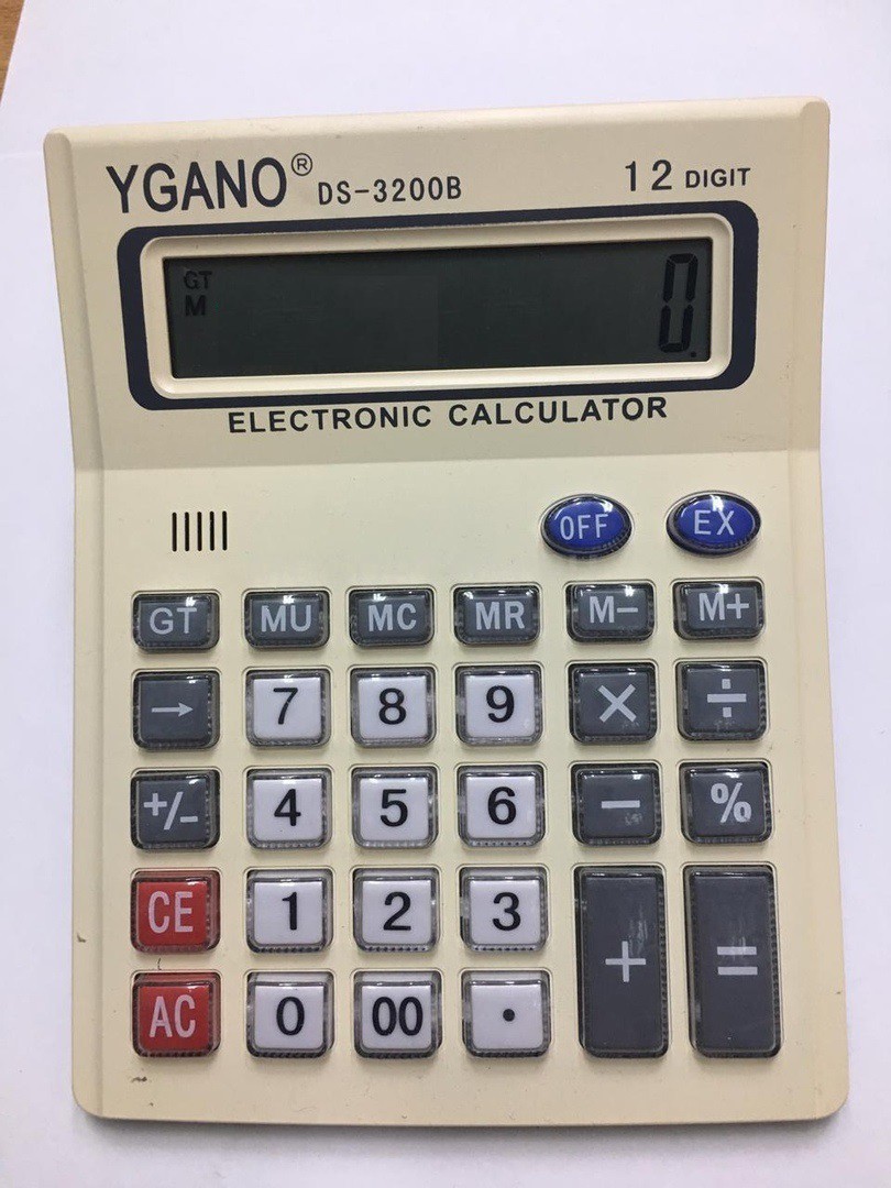 Калькулятор настольный, 12-разрядный, DS-3200B YGANO оптом