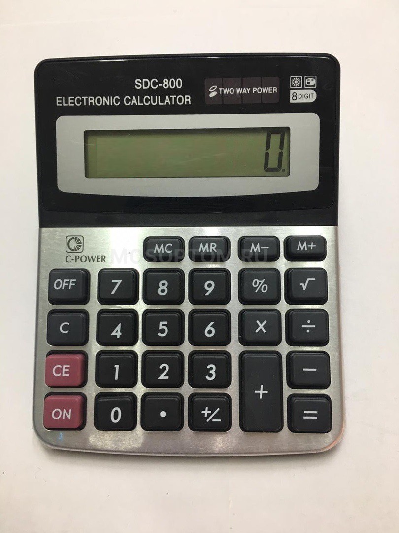 Компактный настольный калькулятор SDC-800 оптом 