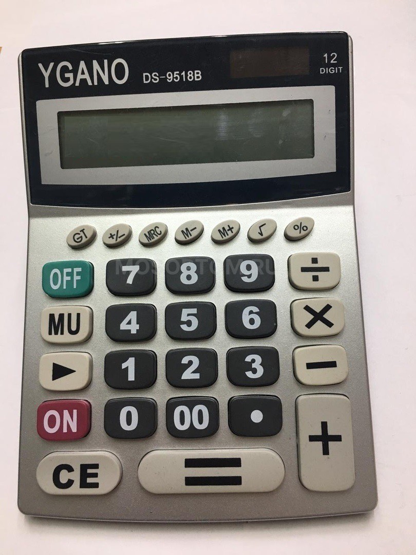 Калькулятор настольный, 12-разрядный, DS-9518B YGANO оптом 