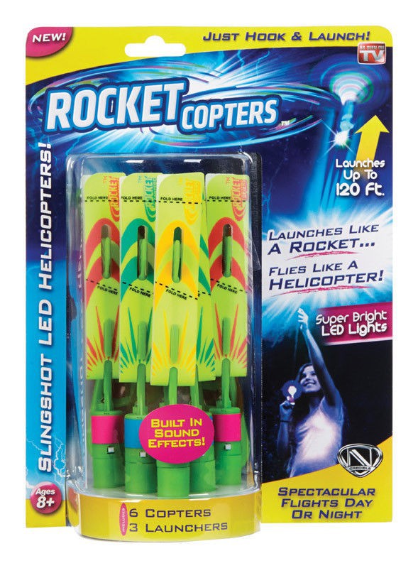 Светящиеся ракеты Rocket Copters оптом 