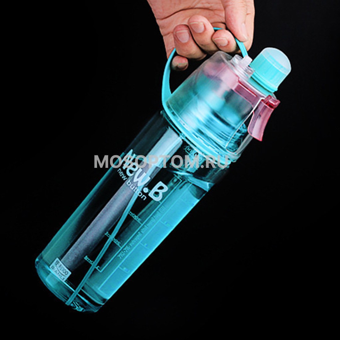 Питьевая пластиковая бутылка New Button оптом  - Фото №4