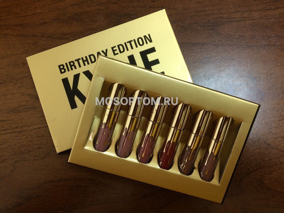 Набор мини губных помад Birthday Edition Kylie оптом 