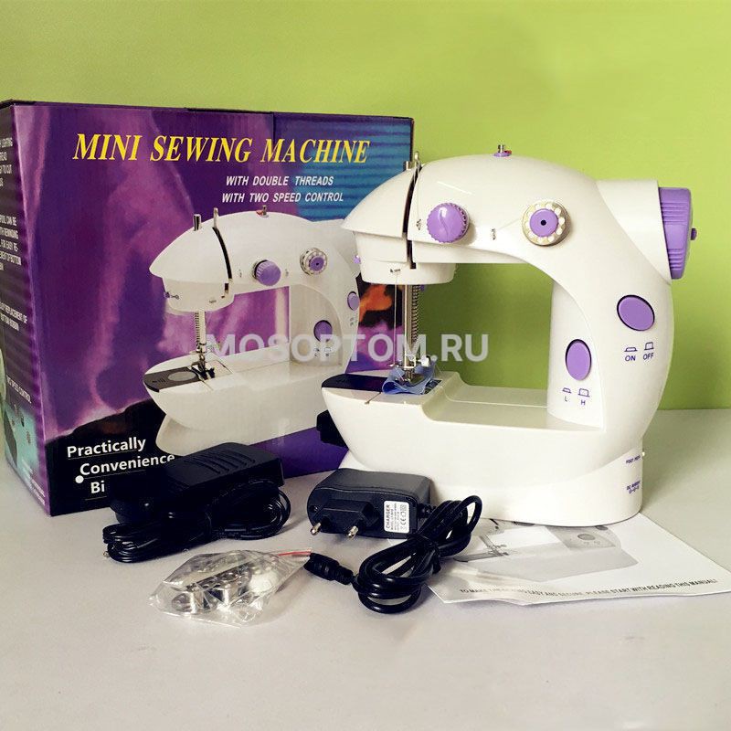 Мини швейная машина 4в1 Mini Sewing Machine оптом - Фото №2