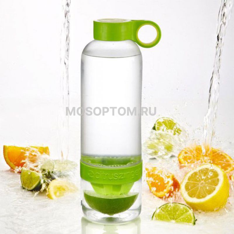 Бутылка с соковыжималкой Citrus Zinger оптом  - Фото №2