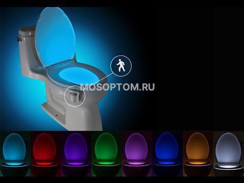 Подсветка для унитаза LED с датчиком движения Light Bowl оптом