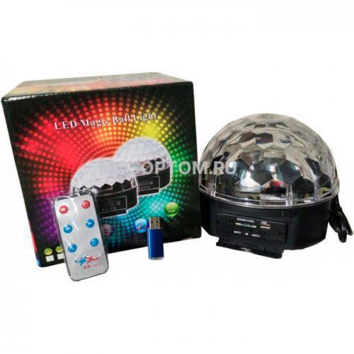 Проектор диско шар c MP3 плеером LED Ball Light оптом