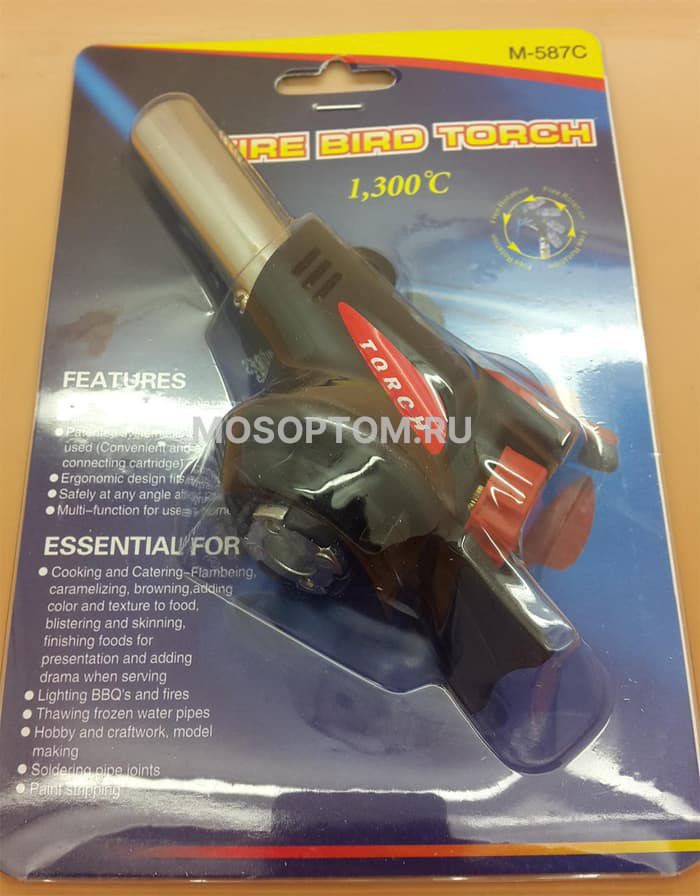 Газовая горелка Fire Bird Torch M-587C оптом 