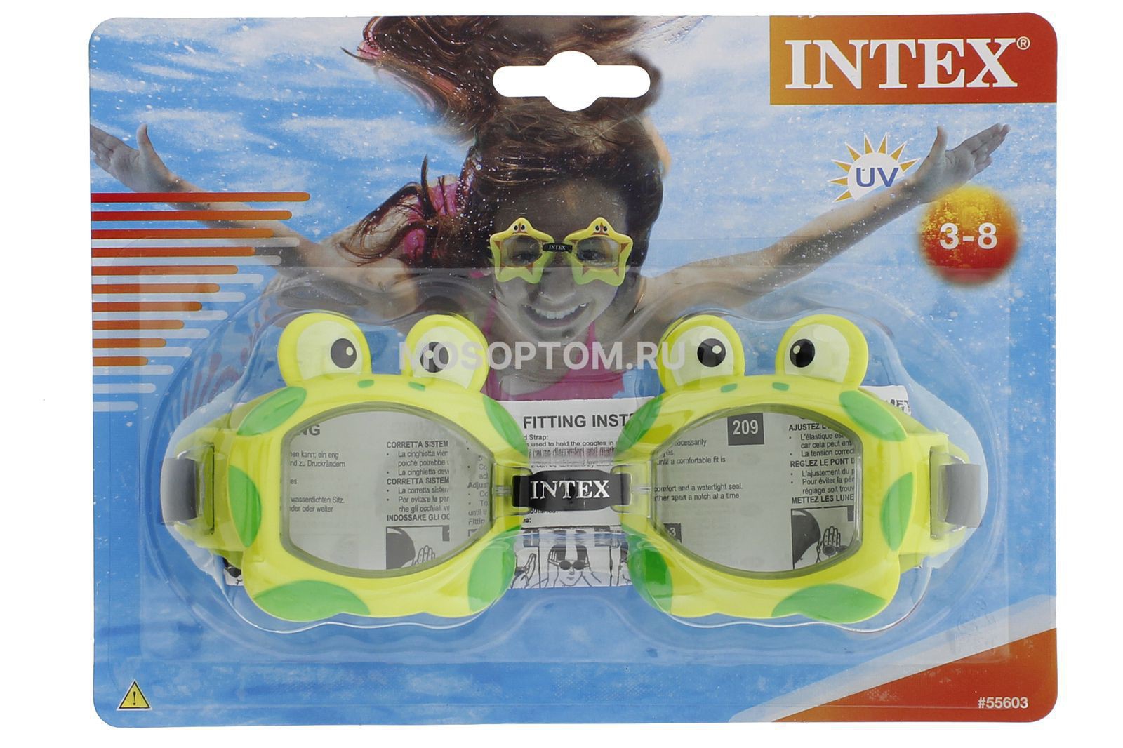 Очки плавательные Fun Goggles Intex оптом 