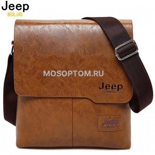 Мужская сумка планшет Jeep Buluo + портмоне оптом - Фото №6