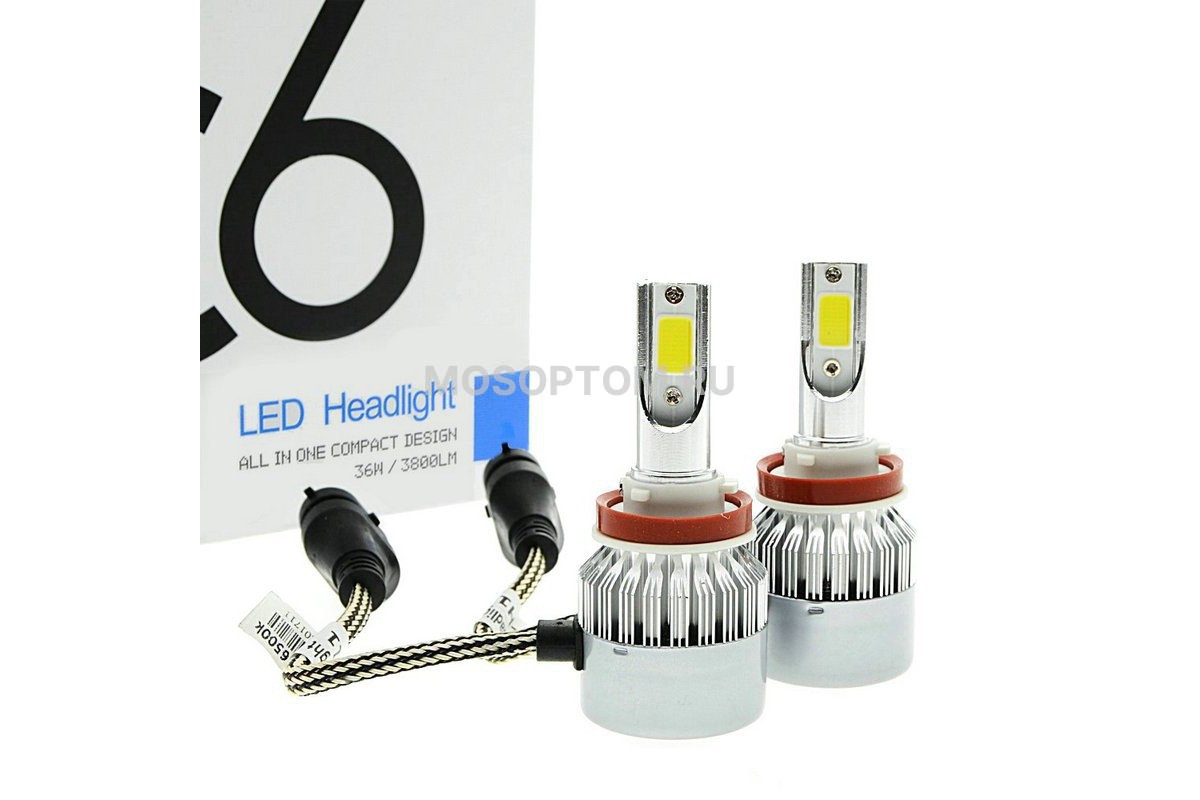Комплект ламп ксеноновых для автомобиля C6 H11 оптом 