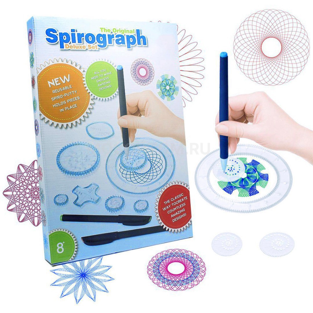 Набор для рисования узоров Spirograph Deluxe Set оптом  - Фото №3