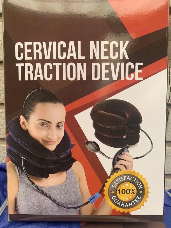 Массажный воротник для шеи Cervical Neck Traction Device оптом