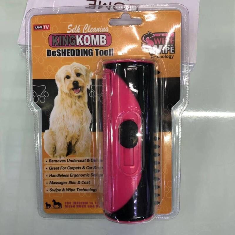 Инструмент для вычесывания шерсти домашних животных King Komb оптом 