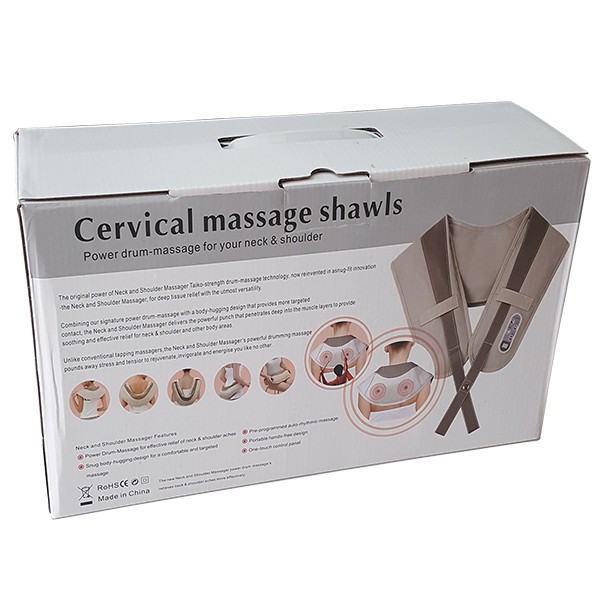 Ударный массажер для шеи и плеч Cervical Massage Shawls оптом - Фото №2