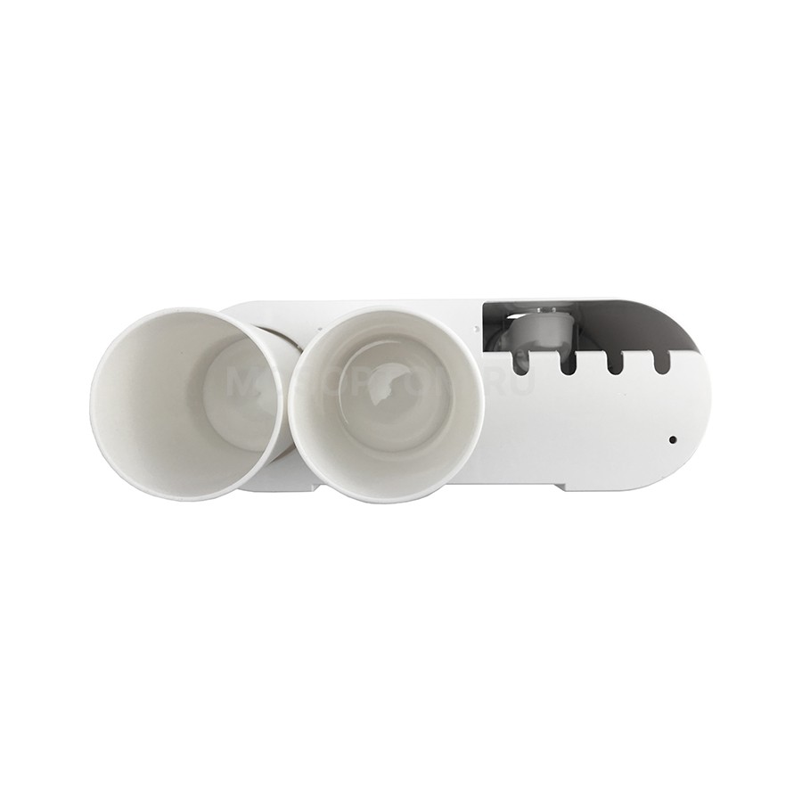 Мультифункциональный держатель для ванной с дозатором зубной пасты Fenon на 2 места оптом - Фото №6