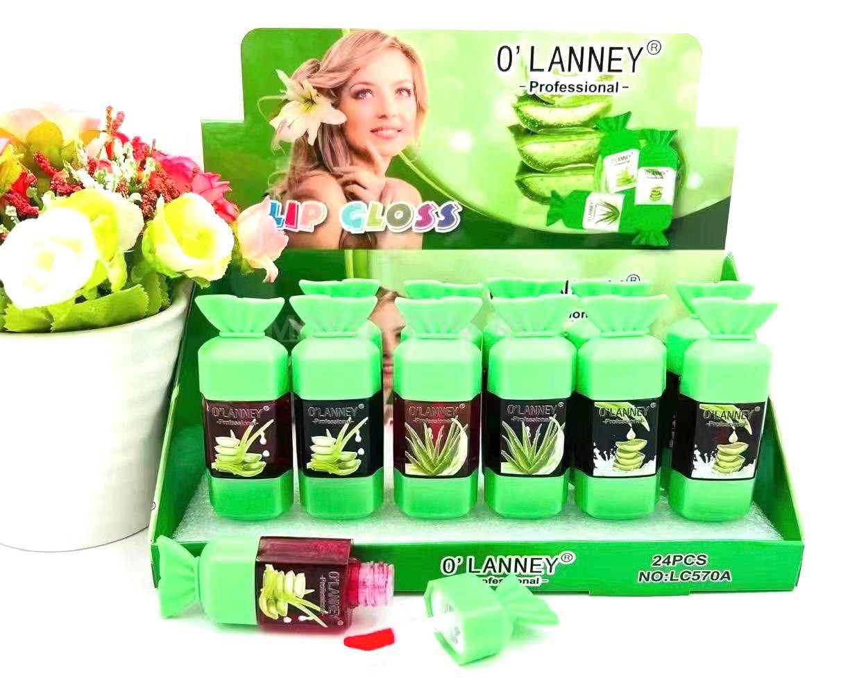 Блеск-тинт для губ с экстрактом алоэ O`Lanney Professional Aloe Lip Gloss оптом