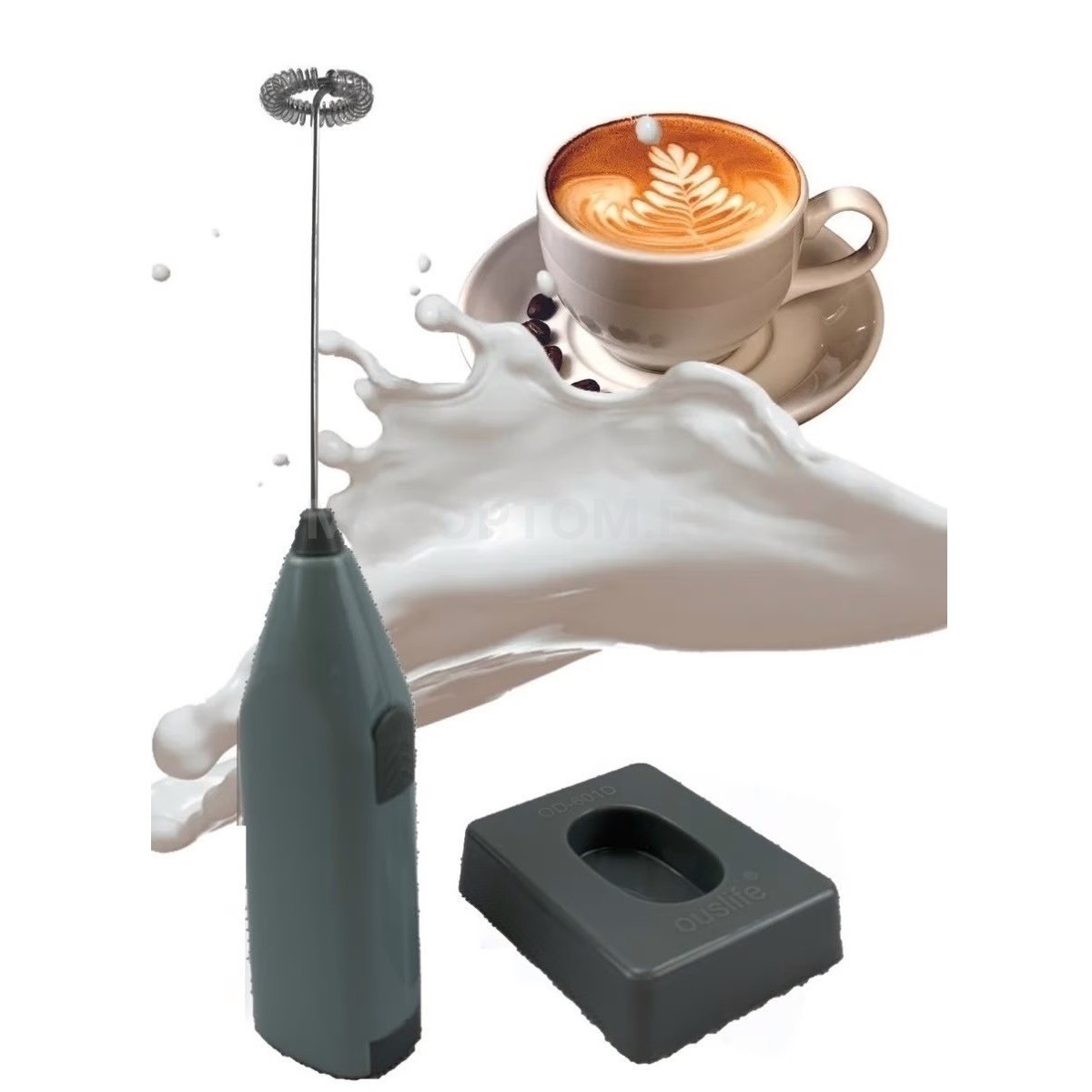 Вспениватель молока-капучинатор с подставкой Hongxin Electric Cappuccino Mixer оптом