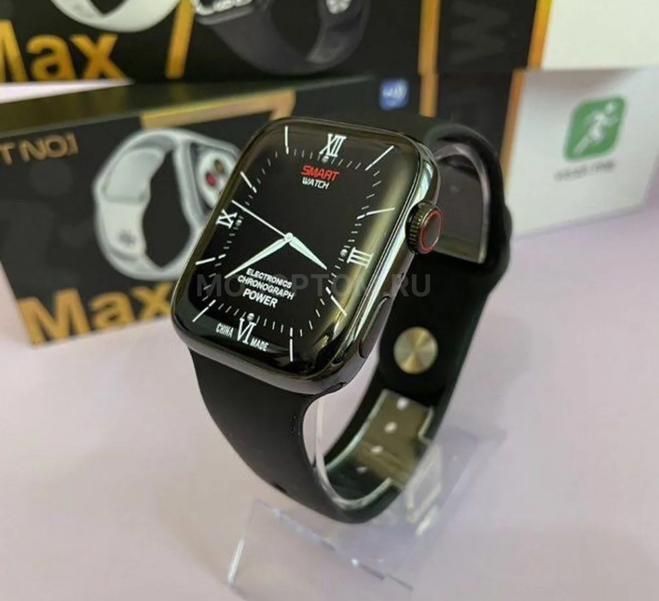 Умные часы с активным безрамочным экраном Smart Watch DT NO1 MAX 45мм оптом - Фото №4