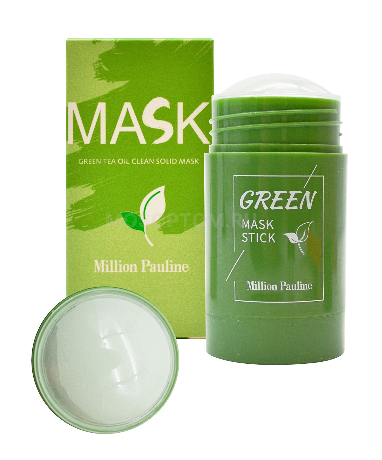 Маска-стик для глубокого очищения с экстрактом Зеленого Чая Million Pauline Green Mask Stick 40гр оптом