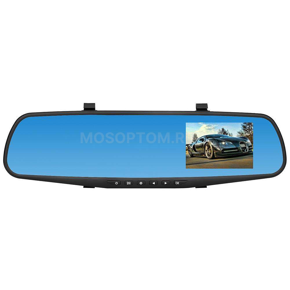 Зеркало заднего вида со встроенным видеорегистратором Vehicle Blackbox DVR качество AAA оптом - Фото №8