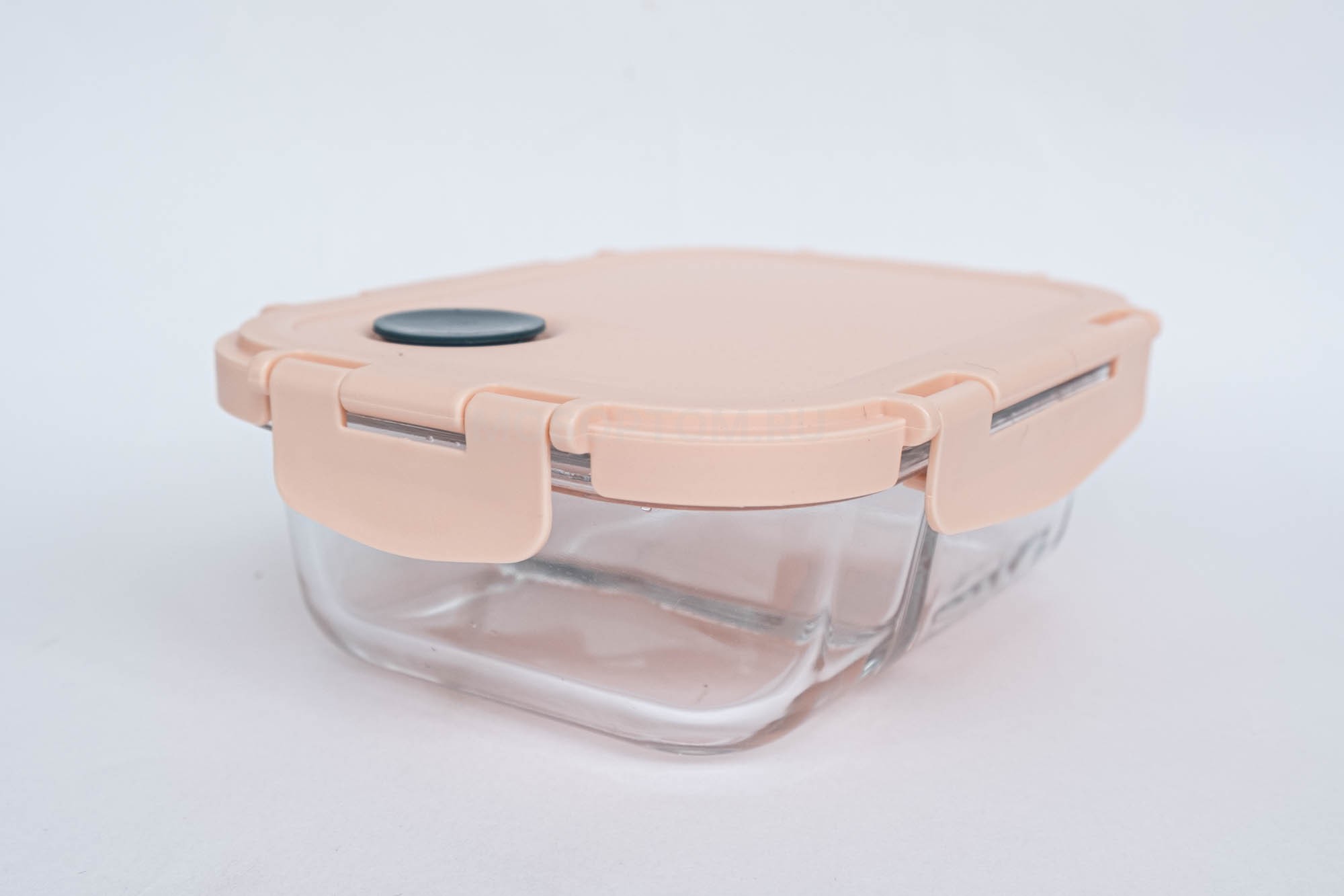 Контейнер стеклянный ОБЕD 1040 мл 2 отсека розовый оптом - Фото №21