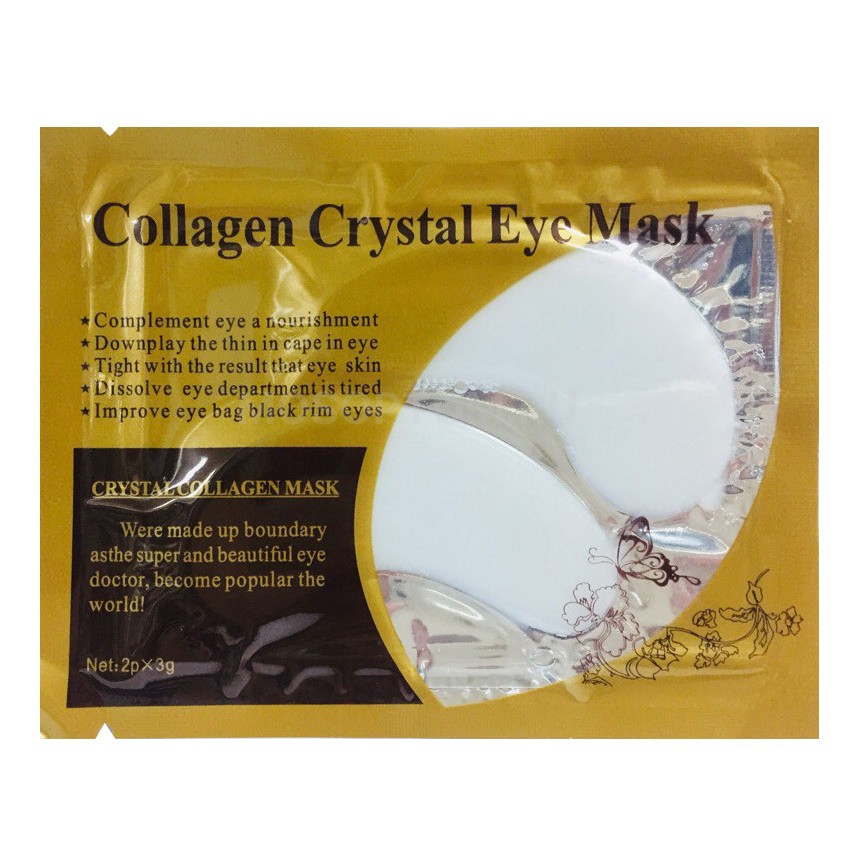 Патчи гидрогелевые для области вокруг глаз Collagen Crystal Eye Mask 2шт по 3г оптом