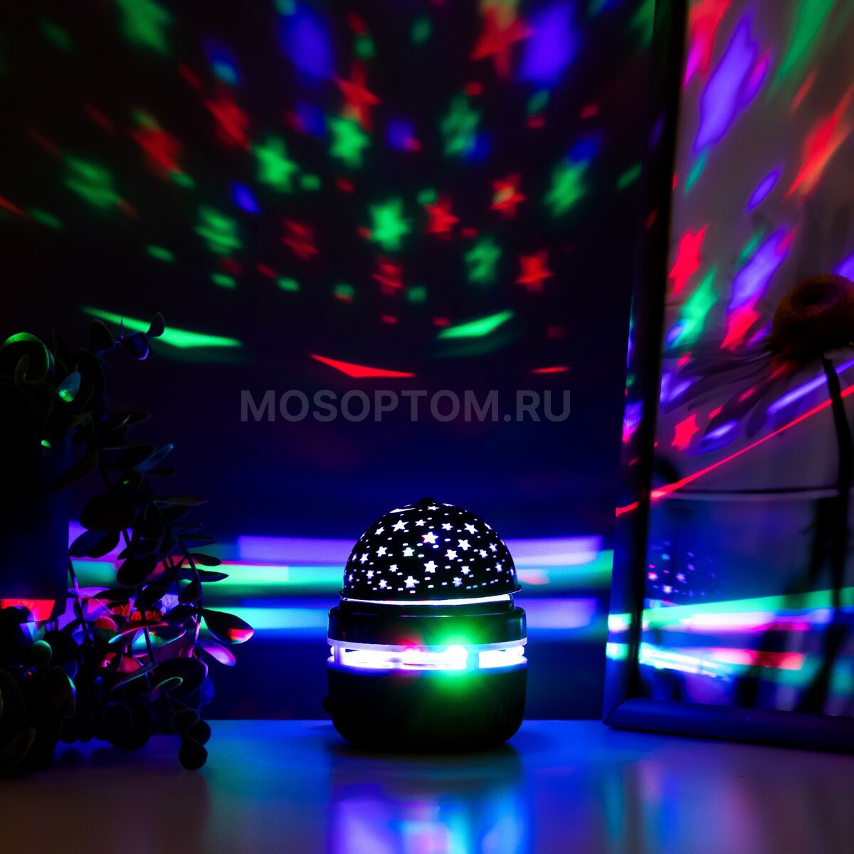 Проектор-ночник с вращением Звездное небо LED Magic Ball оптом - Фото №4